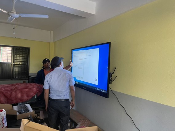 Interactive Smart board installation and training program